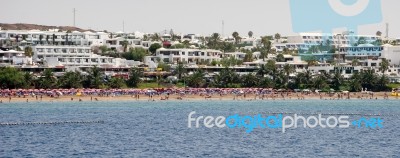 Canary Island Express In Lanzarote Stock Photo