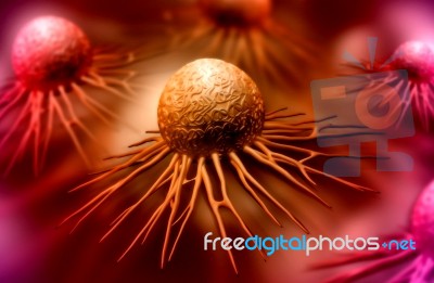 Cancer Cell Stock Image