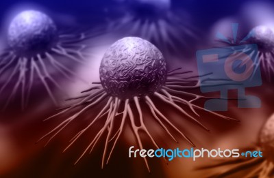 Cancer Cell Stock Image