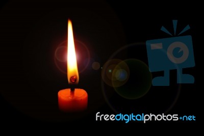 Candle Stock Photo