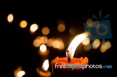 Candle Stock Photo