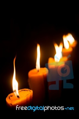 Candle Stock Photo