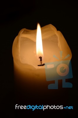 Candle Stock Photo