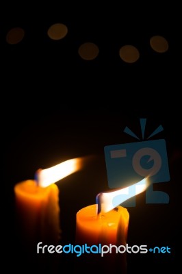 Candle Stock Photo