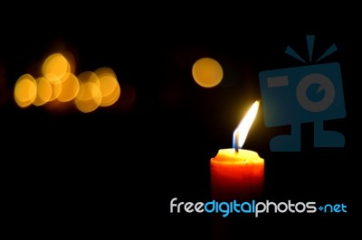 Candle Stock Photo