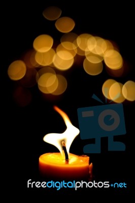 Candle Stock Photo