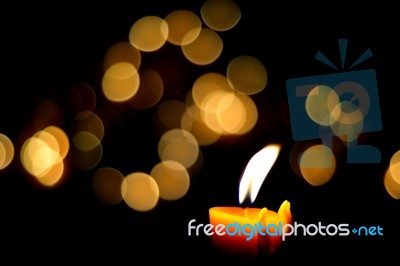 Candle Stock Photo