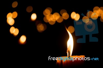 Candle Stock Photo