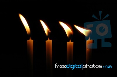 Candle Light Stock Photo