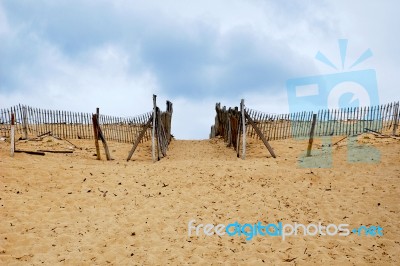 Capbreton Beach Stock Photo