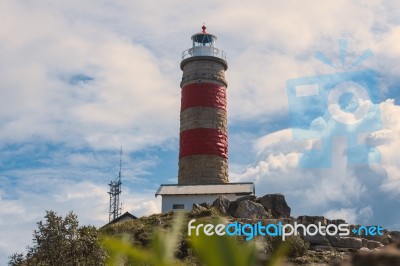 Cape Moreton Lighthouse On The North Part Of Moreton Island Stock Photo