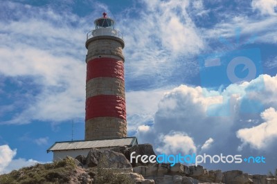 Cape Moreton Lighthouse On The North Part Of Moreton Island Stock Photo