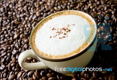 Cappuccino Stock Photo