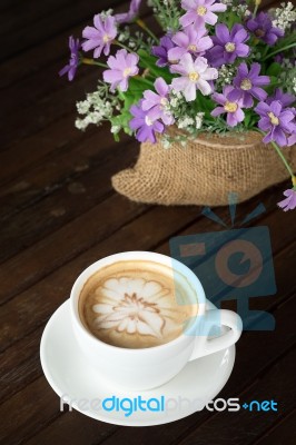 Cappuccino Stock Photo