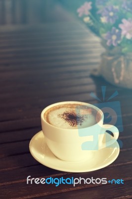 Cappuccino Stock Photo