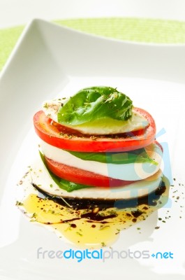 Caprese Salad Stock Photo