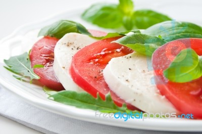 Caprese Salad Stock Photo