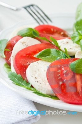 Caprese Salad Stock Photo