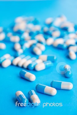 Capsule Pills Stock Photo