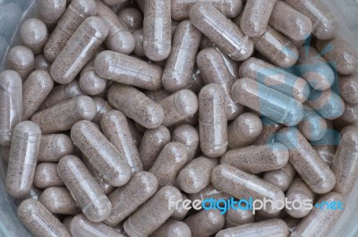 Capsules Stock Photo