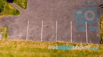 Car Parking Bays Stock Photo