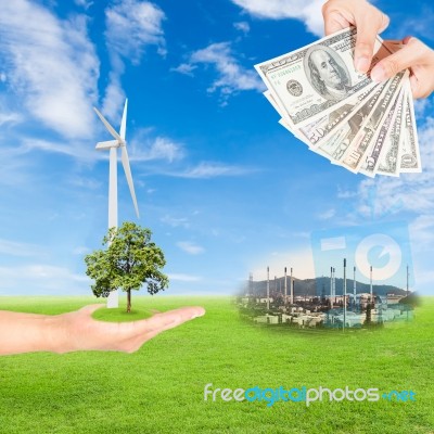 Carbon Credits Concept Stock Photo