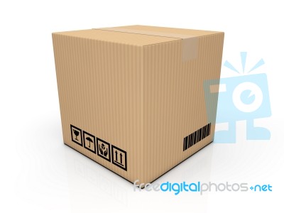 Cardboard Box Stock Image