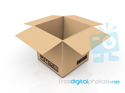 Cardboard Box Stock Image