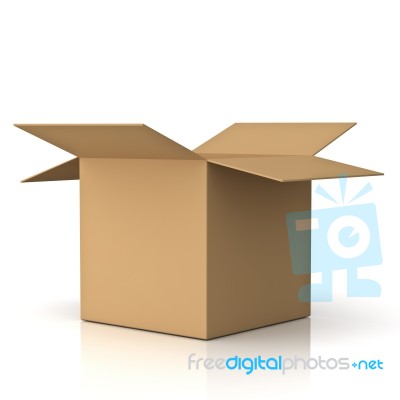 Cardboard Box Stock Image