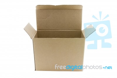 Cardboard Box Stock Photo