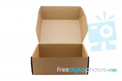 Cardboard Box Stock Photo