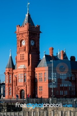 Cardiff, Wales/uk - December 26 : Pierhead Building Cardiff Bay Stock Photo