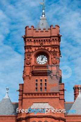 Cardiff/uk - August 27 : Pierhead Building In Cardiff On August Stock Photo