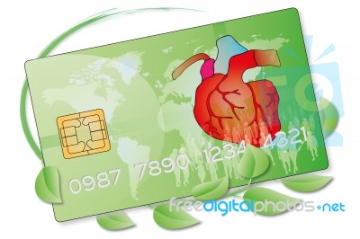 Care Card Stock Image