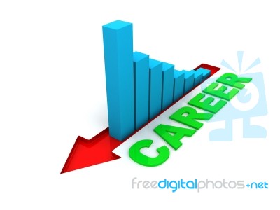 Career Business Graph Stock Image