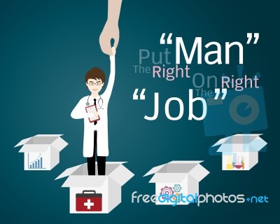 Career Management Concept Stock Image