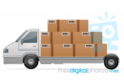 Cargo Vehicle Stock Image