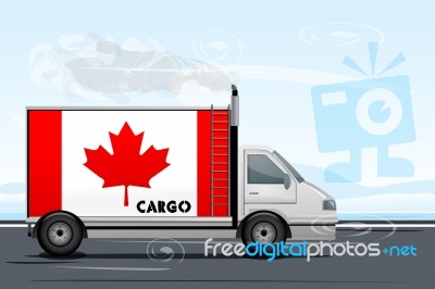 Cargo Vehicle Stock Image