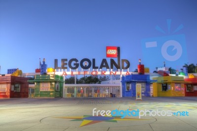 Carlsbad, Ca - Feb 5: Legoland California In Sunset, February 5,… Stock Photo