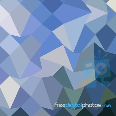 Carolina Blue Abstract Low Polygon Background Stock Image