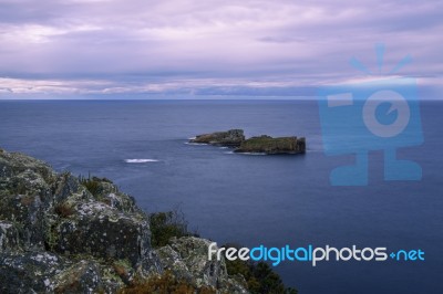 Carp Bay In Freycinet National Park Stock Photo