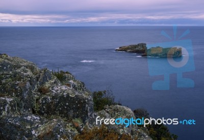 Carp Bay In Freycinet National Park Stock Photo