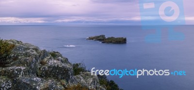 Carp Bay In Freycinet National Park Stock Photo