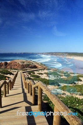 Carrapateira Beach Stock Photo