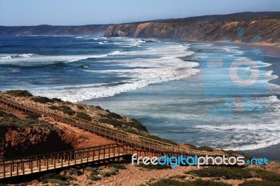 Carrapateira Beach Stock Photo