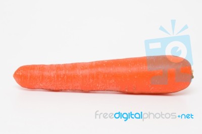 Carrot Isolated On A White Background Stock Photo