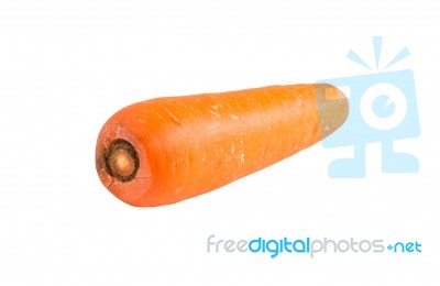 Carrots Isolated On White Background,with Clipping Path Stock Photo