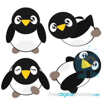 Cartoon Penguin Illustration Stock Image