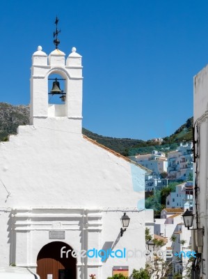 Casares, Andalucia/spain - May 5 : Church In Casares Spain On Ma… Stock Photo