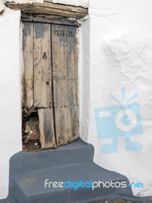 Casares, Andalucia/spain - May 5 : Derelict Door In Casares Spai… Stock Photo